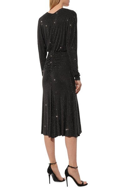 Платье с отделкой стразами PINKO, арт. 104455/A288, фото 4