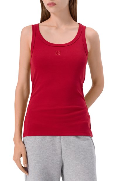 Хлопковая майка HUGO, арт. 50514489, фото 3