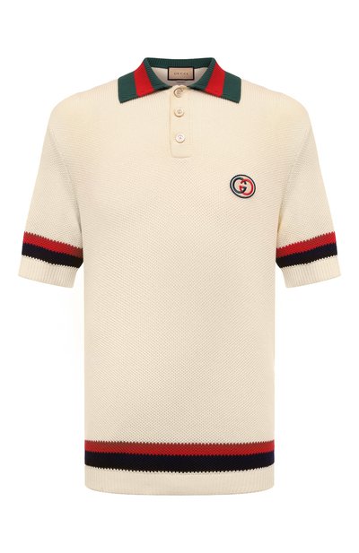 Хлопковое поло GUCCI, арт. 739954/XKC90, фото 1