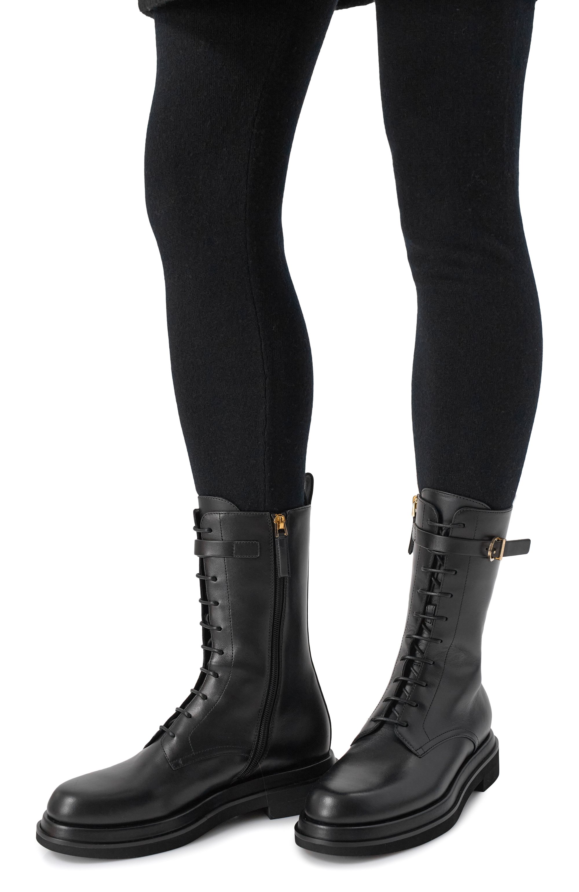 Кожаные ботинки GIORGIO ARMANI, арт. GW001516/AF14846, фото 2