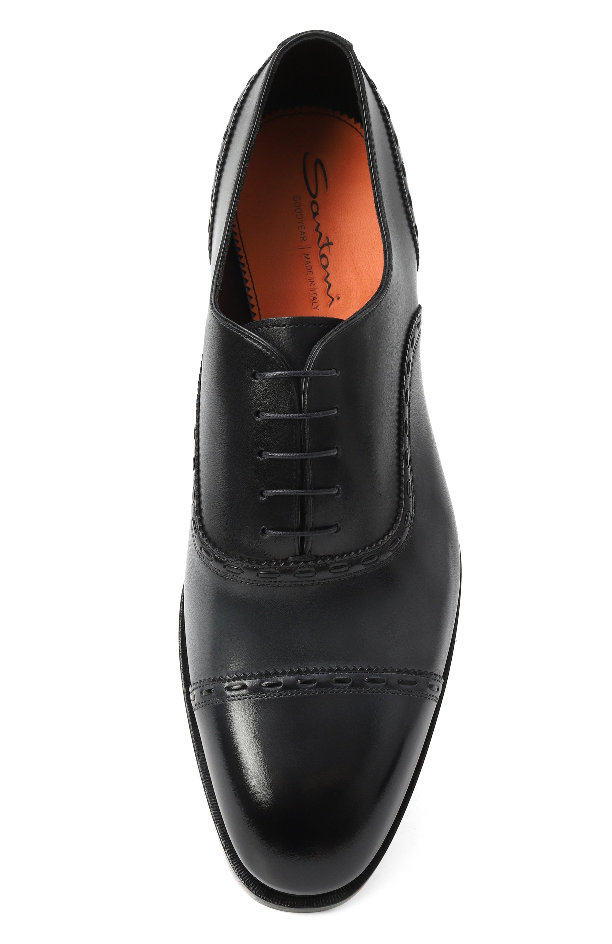 Кожаные оксфорды adrian SANTONI, арт. MCAG18885MC3HWVE, фото 6