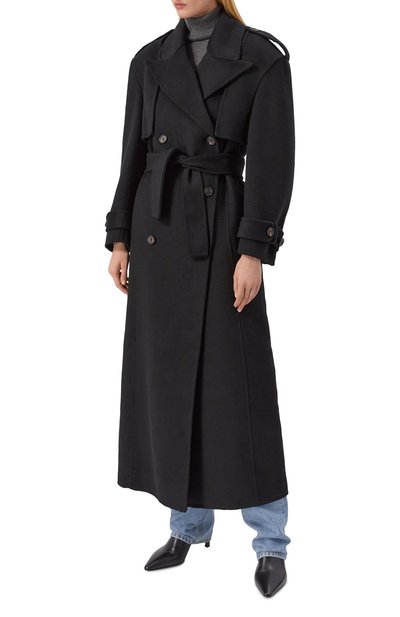 Шерстяной тренч GIUSEPPE DI MORABITO, арт. 05FWC0050U 05363, фото 3