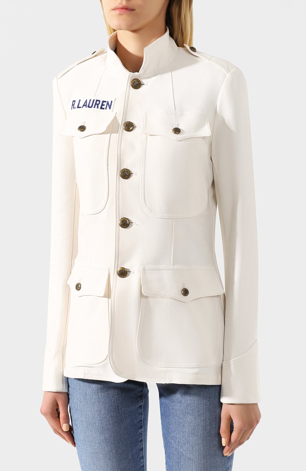 Хлопковый жакет POLO RALPH LAUREN, арт. 211783882, фото 3