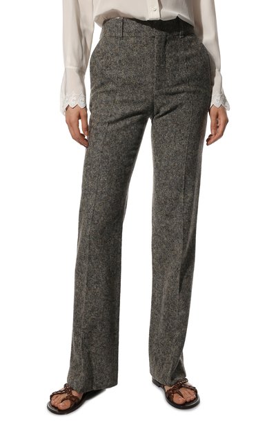 Брюки из шерсти и шелка CHLOÉ, арт. CHC21WPA12065, фото 3