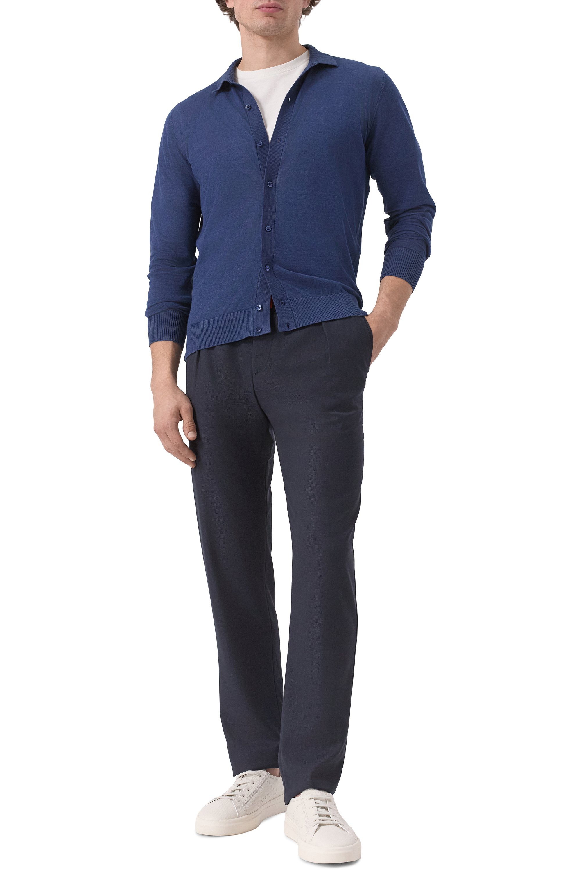 Рубашка изо льна и хлопка L.B.M. 1911, арт. 6355/59044, фото 2