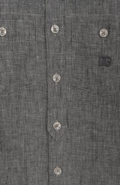 Льняная рубашка DOLCE & GABBANA, арт. L44S43/FU4MF/2-6, фото 3