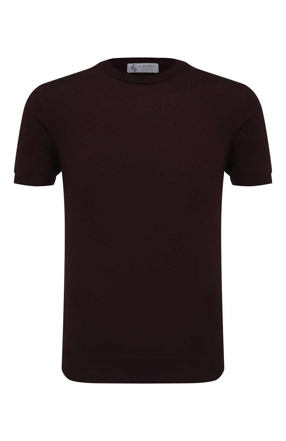 Хлопковый джемпер IL BORGO CASHMERE темно-коричневого цвета по цене 34350 руб., арт. 55-854M0DG0, фото 1 Хлопковый джемпер IL BORGO CASHMERE, арт. 55-854M0DG0, фото 1