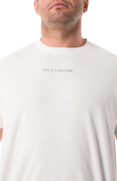 Хлопковая футболка PAUL&SHARK, арт. 25411088/3XL, фото 5