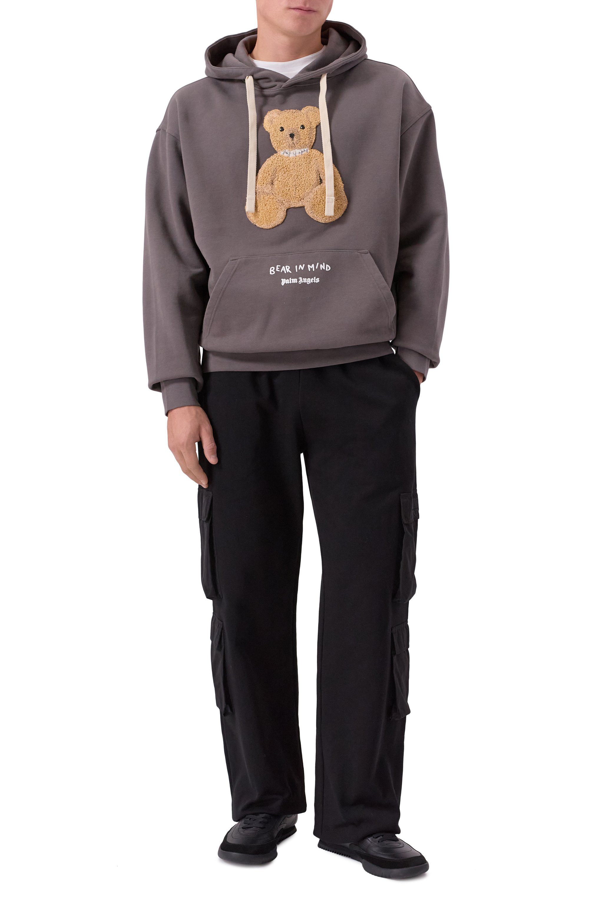 Хлопковое худи PALM ANGELS, арт. PMBB17DF25FLE004, фото 2