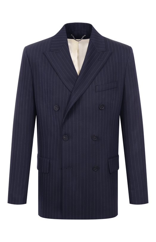 Шерстяной пиджак Golden Goose Deluxe Brand GMP00835.P002098 Синий GMP00835.P002098