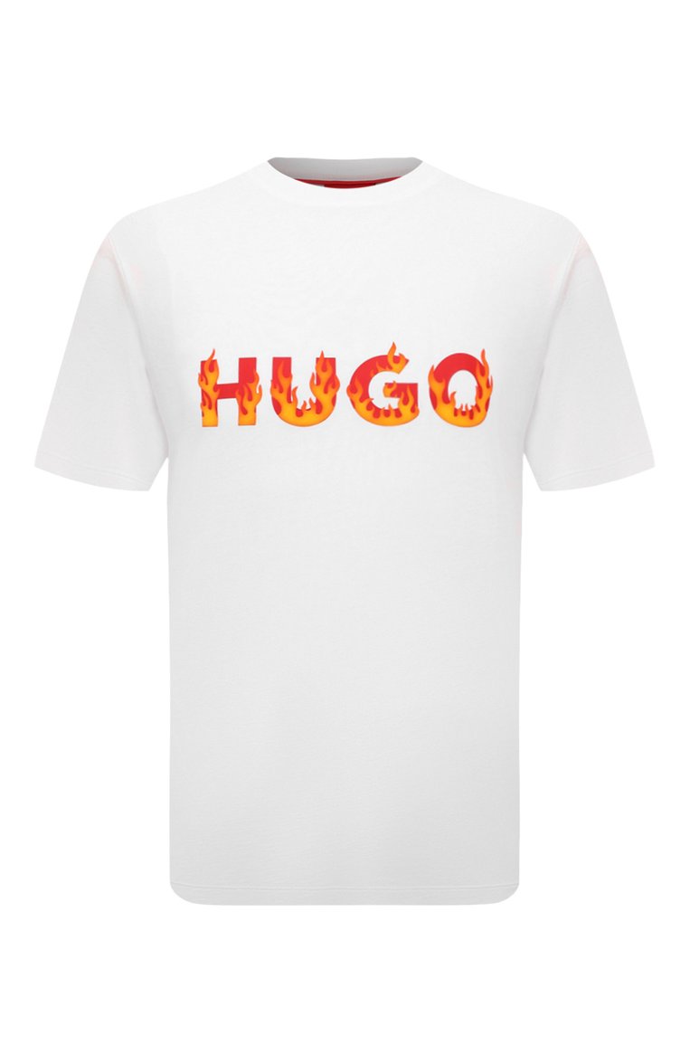 Хлопковая футболка HUGO, арт. 50504542, фото 1
