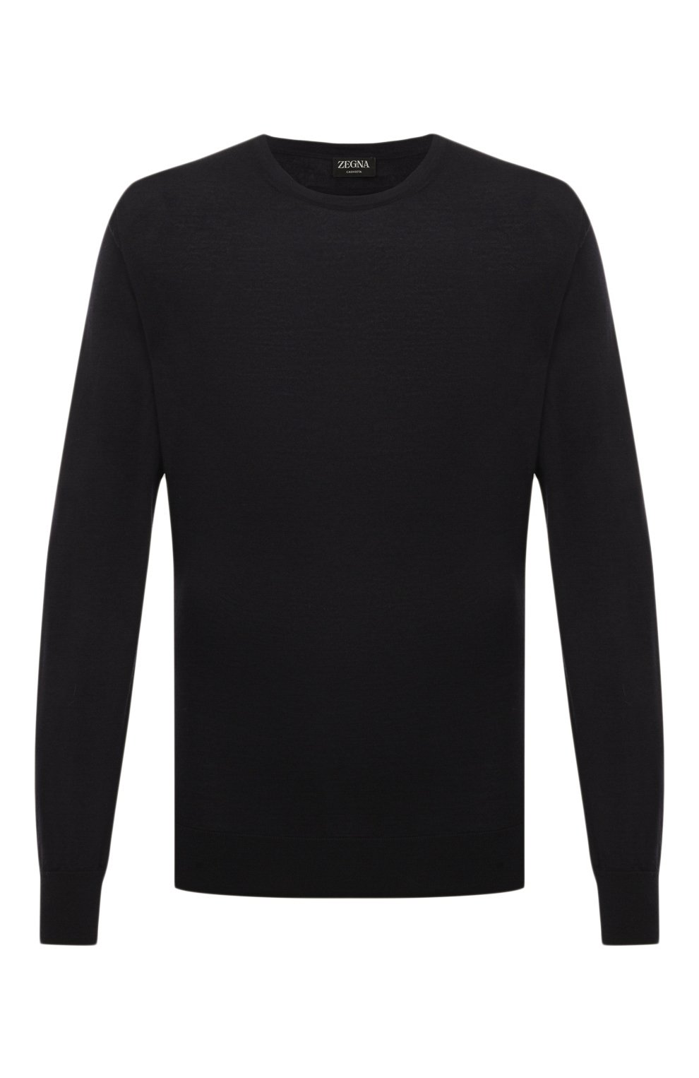 Джемпер из кашемира и шелка ZEGNA темно-синего цвета по цене 110500 руб., арт. E8J00/110, фото 1 Джемпер из кашемира и шелка ZEGNA, арт. E8J00/110, фото 1