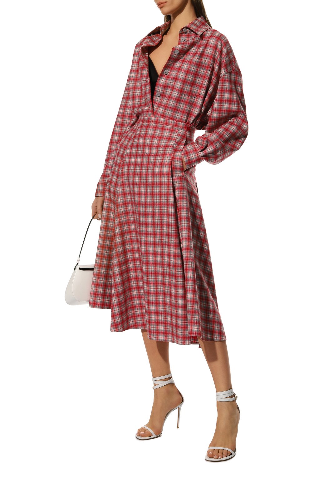 Шерстяная юбка VIKA GAZINSKAYA, арт. W-23-FW-201832-WOOL-RED, фото 2