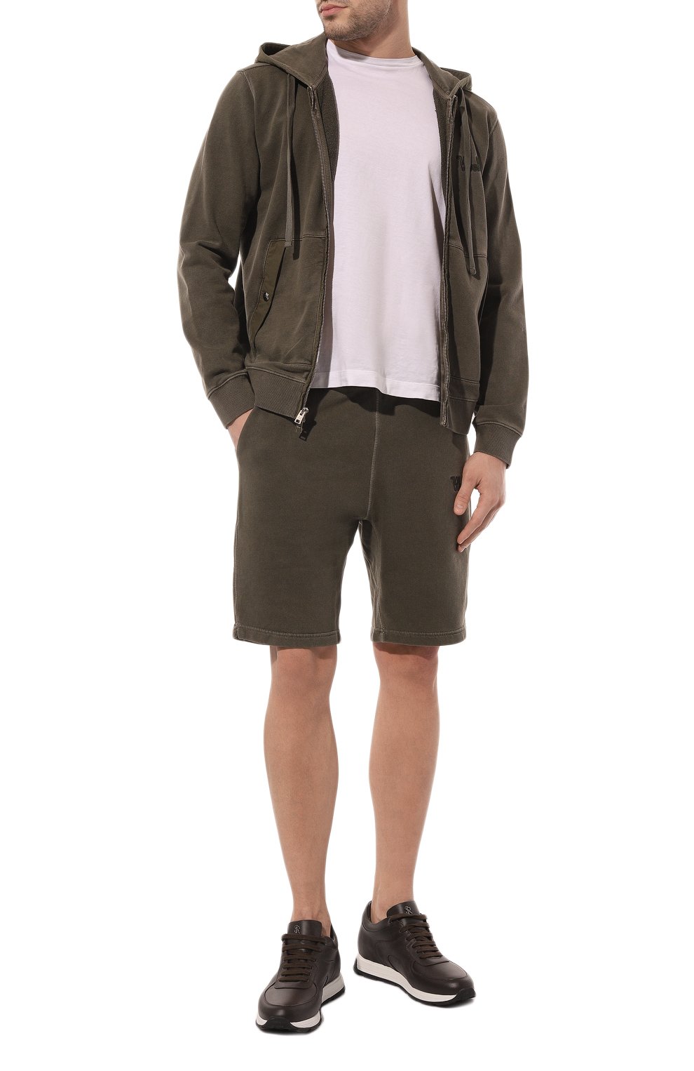 Хлопковые шорты WOOLRICH, арт. CFW0SH0041MRUT2915, фото 2