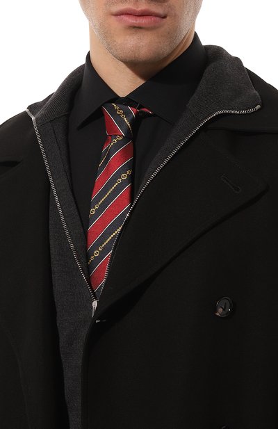 Шелковый галстук GUCCI, арт. 643929 4E002, фото 2