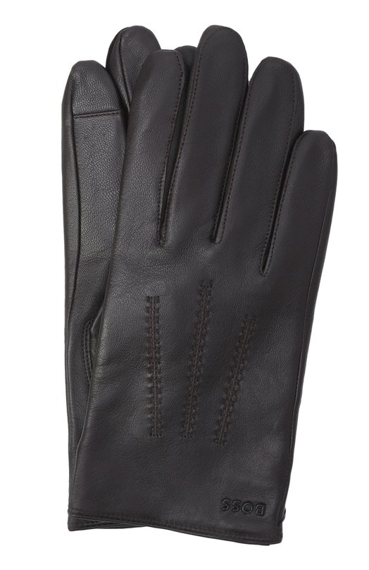 Кожаные перчатки BOSS 50496604 Коричневый 50496604