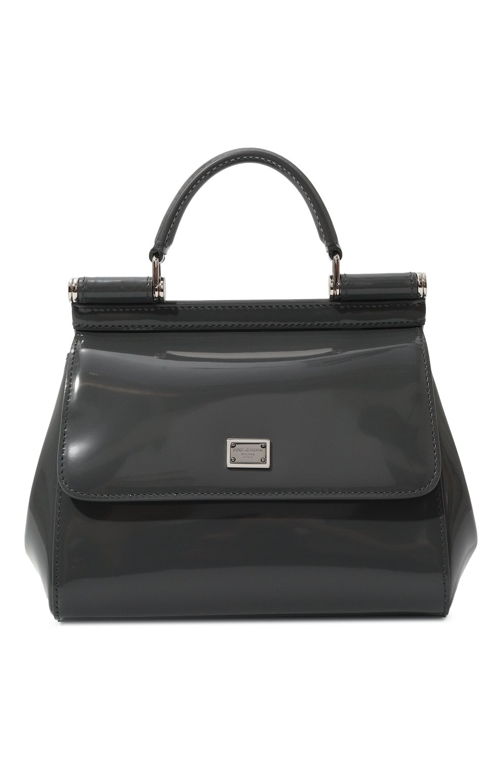 Сумка sicily small DOLCE & GABBANA серого цвета по цене 152500 руб., арт. BB9003_BI9003_BE9003/AI413_1, фото 1 Сумка sicily small DOLCE & GABBANA, арт. BB9003_BI9003_BE9003/AI413_1, фото 1