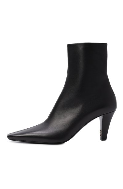 Кожаные ботильоны jill SAINT LAURENT, арт. 806671/AADGZ, фото 4