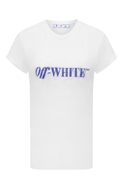 Женская хлопковая футболка OFF-WHITE, арт. 0WAA040F21JER002