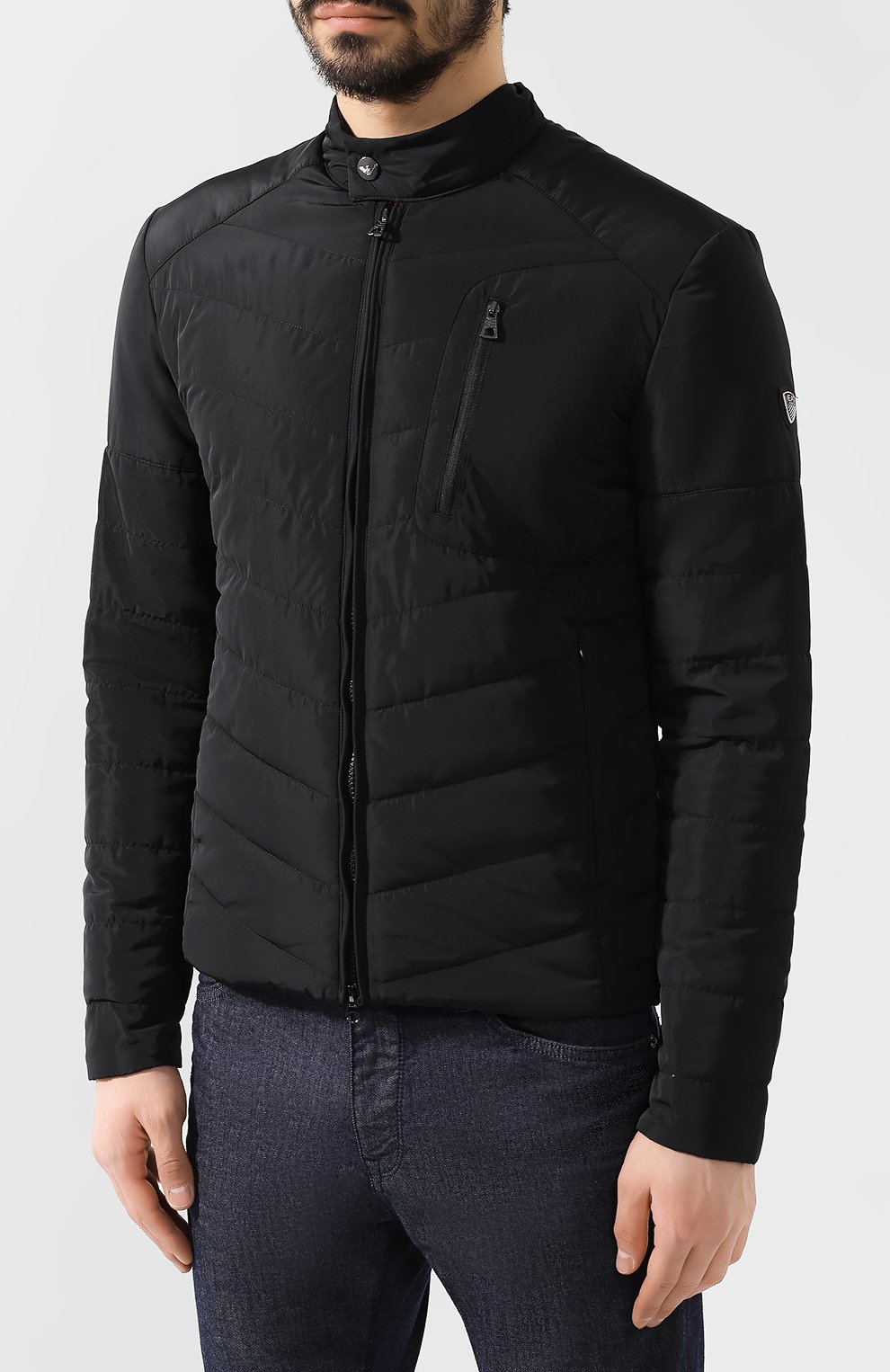 Куртка EA7 черного цвета по цене 25050 руб., арт. 8NPB05/PNN7Z, фото 3 Куртка EA7, арт. 8NPB05/PNN7Z, фото 3