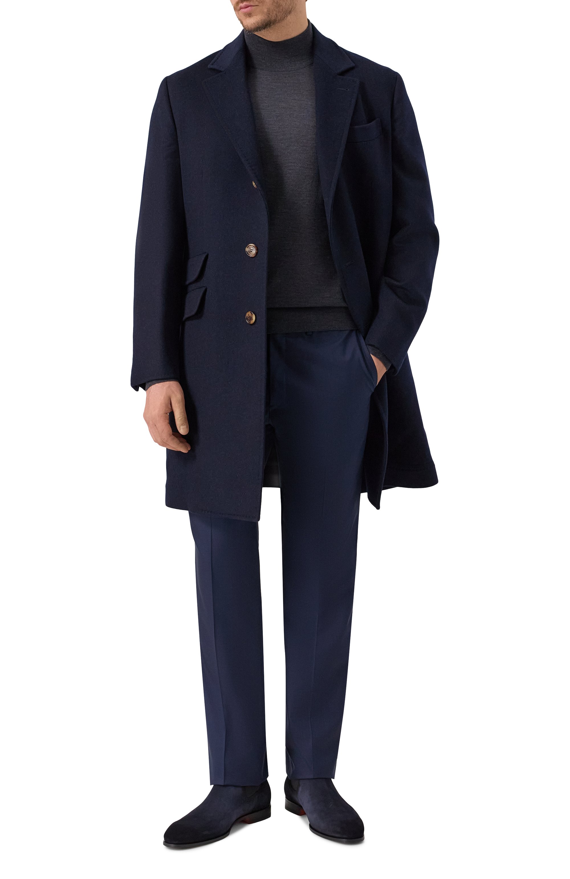 Замшевые челси adrian SANTONI, арт. MCAG19113JJ6GGEX, фото 2