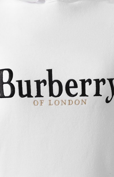 Хлопковое худи BURBERRY, арт. 8004803, фото 5