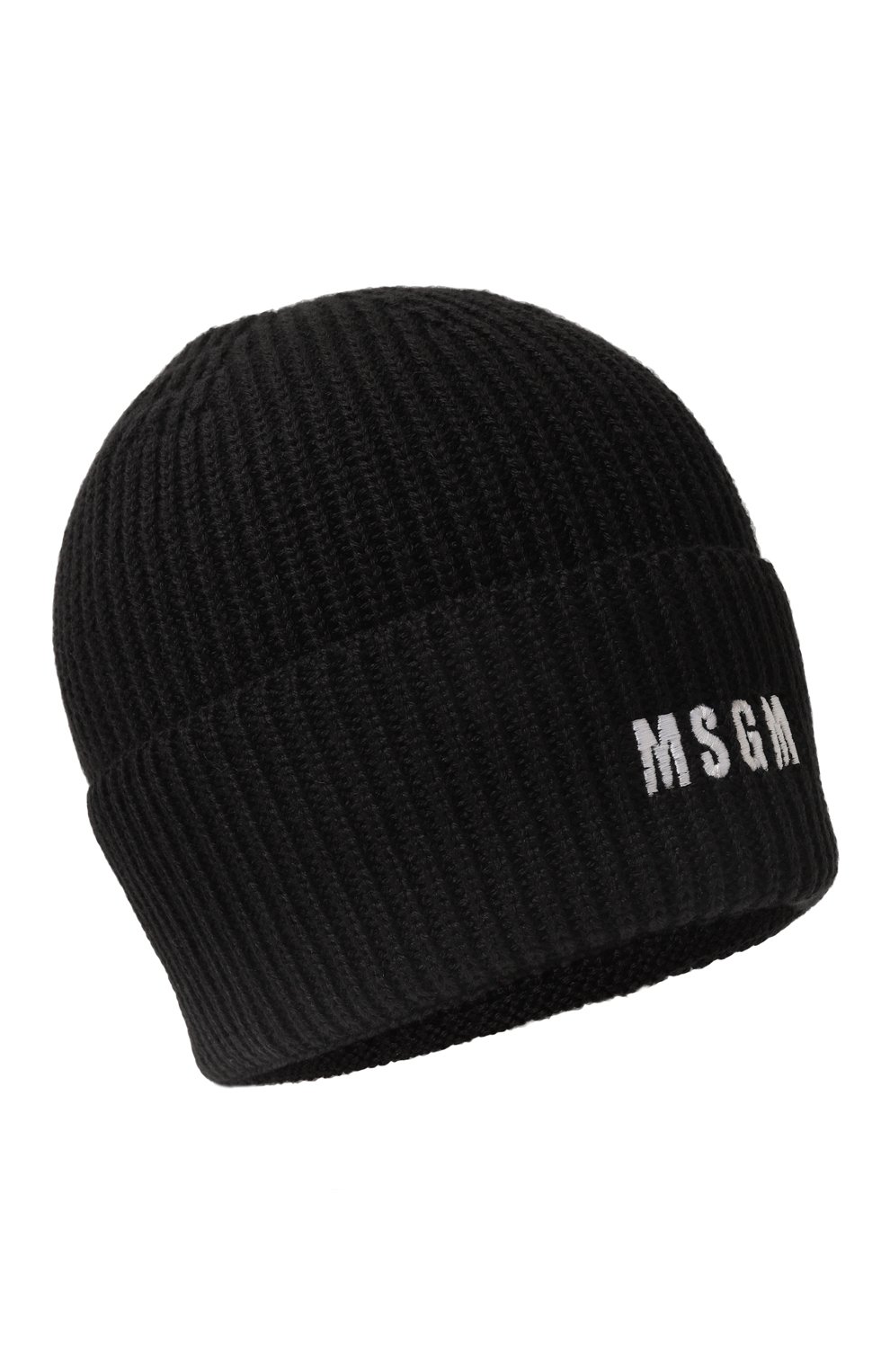 Шапка MSGM черного цвета по цене 8840 руб., арт. 3541MDL08/237761, фото 1 Шапка MSGM, арт. 3541MDL08/237761, фото 1