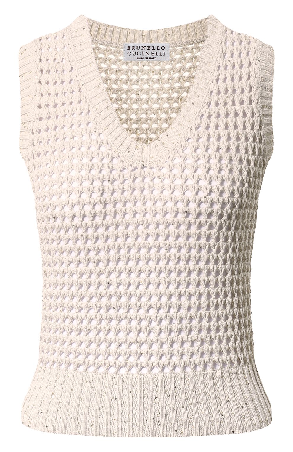Хлопк овый жилет BRUNELLO CUCINELLI, арт. MDV79B1309, фото 1