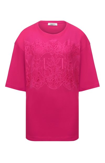 Женская хлопковая футболка VALENTINO, арт. WB3MG14W6K7