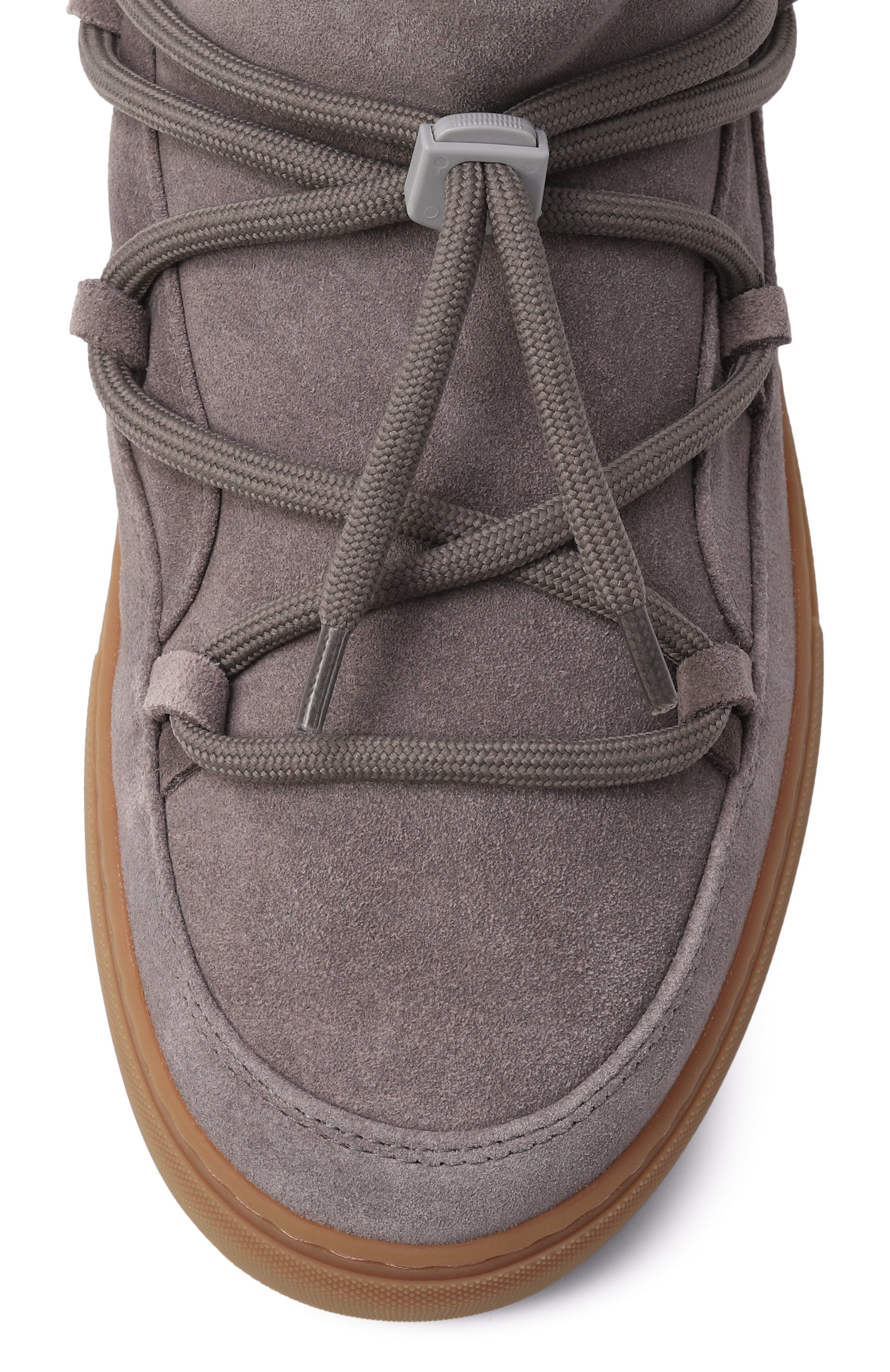 Замшевые сапоги classic low INUIKII серого цвета по цене 34300 руб., арт. 2001.001.0021, фото 6 Замшевые сапоги classic low INUIKII, арт. 2001.001.0021, фото 6