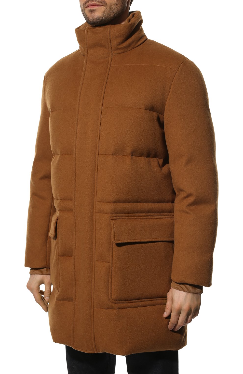 Пуховик из шерсти викуньи LORO PIANA коричневого цвета по цене 2510000 руб., арт. FAL8308/VVIC, фото 3 Пуховик из шерсти викуньи LORO PIANA, арт. FAL8308/VVIC, фото 3