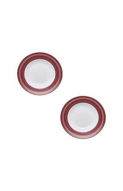 Набор из 2-х суповых тарелок arcadia red BACCARAT, арт. 2 817 378