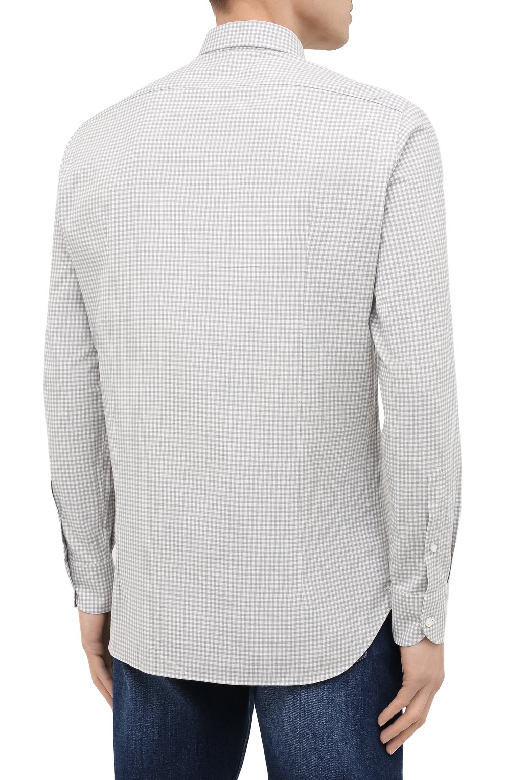 Хлопковая рубашка LORO PIANA, арт. FAL4417, фото 4