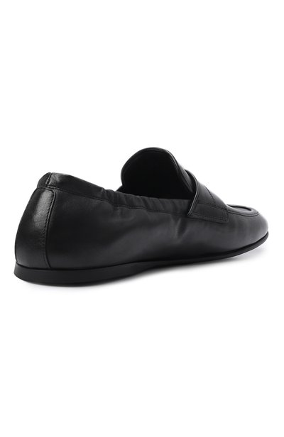 Кожаные лоферы ariosto DOLCE & GABBANA черного цвета по цене 89950 руб., арт. A50790/A0374, фото 4 Кожаные лоферы ariosto DOLCE & GABBANA, арт. A50790/A0374, фото 4
