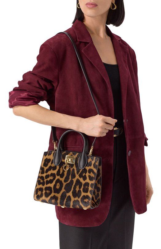 Сумка Studio Box XS Ferragamo 211424/779880 Леопардовый  211424/779880 Фото 2