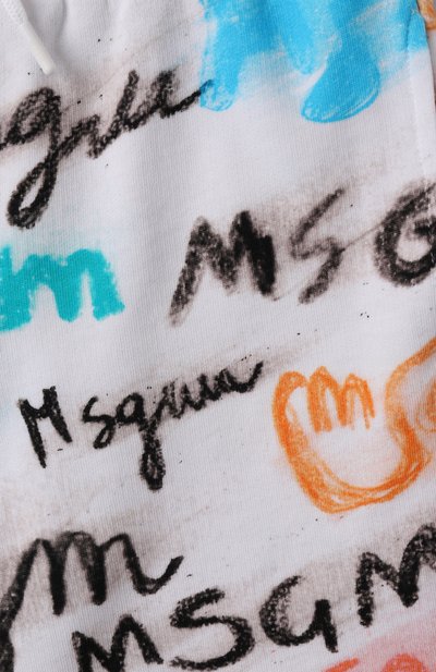 Хлопковые шорты MSGM KIDS, арт. S5MSJBBE282, фото 3