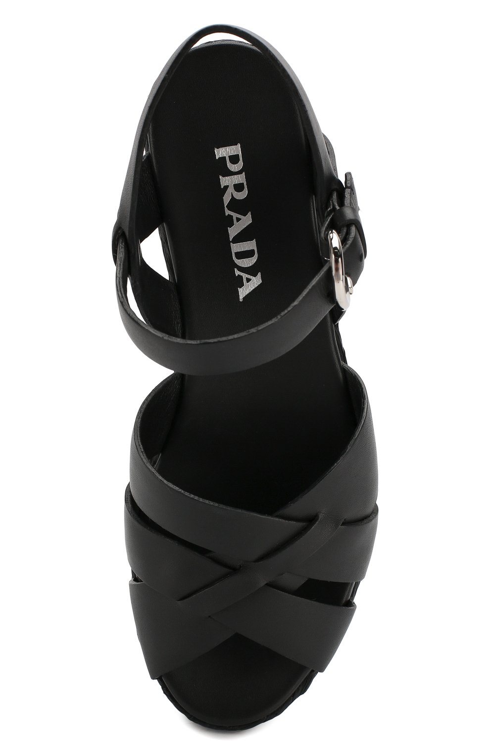 Кожаные босоножки PRADA, арт. 1XZ680-3KYE-F0002-065, фото 4