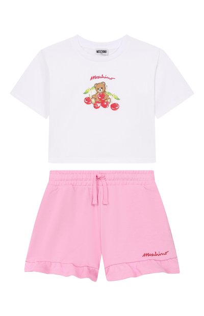 Комплект из футболки и шорт MOSCHINO, арт. HDG01N/LCA52_001