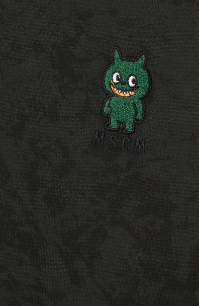 Хлопковое худи MSGM KIDS, арт. F6MSJBHS284, фото 3