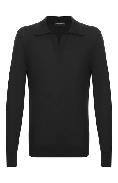 Мужская шерстяное поло DOLCE & GABBANA, арт. GXZC3T/JBW1W