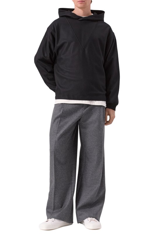 Шерстяные брюки Jil Sander J61KA0040-J40045 Серый  J61KA0040-J40045 Фото 2
