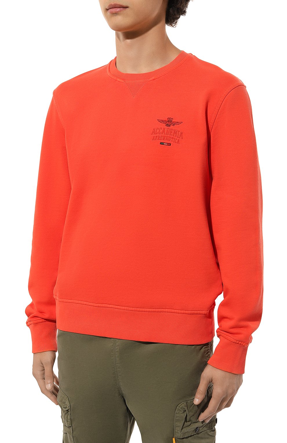 Хлопковый свитшот AERONAUTICA MILITARE, арт. 242FE1924F560, фото 3