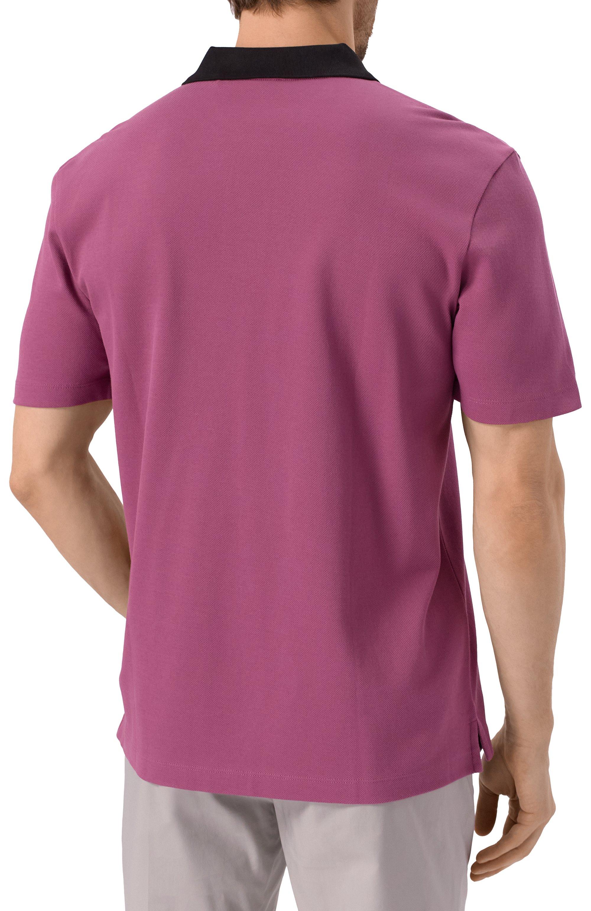 Хлопковое поло BOSS, арт. 50531402, фото 4