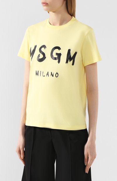 Хлопковая футболка MSGM, арт. 2842MDM160 207498, фото 3
