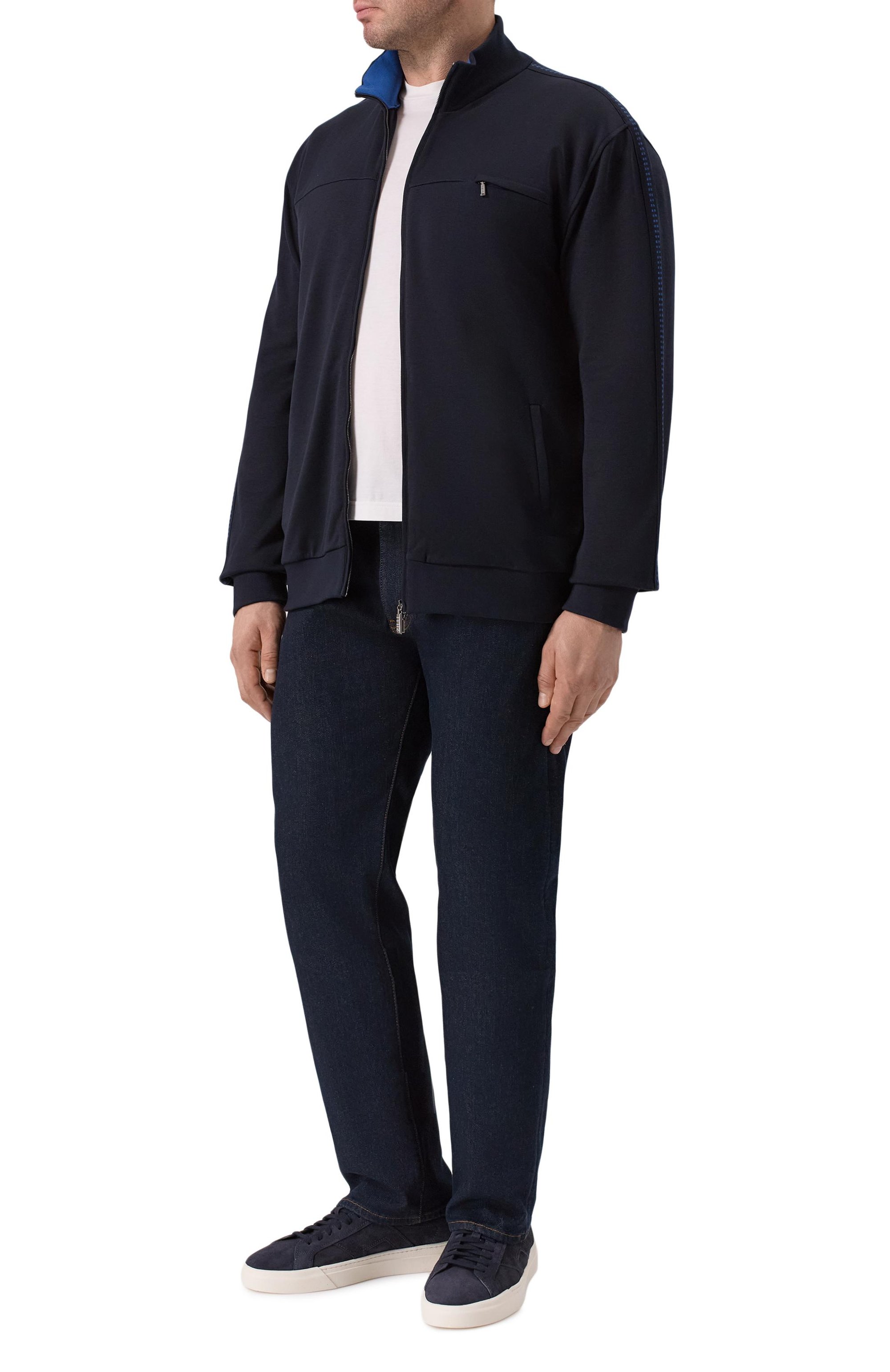 Толстовка из хлопка и шелка ZILLI, арт. JSS001M0112VGCJ00/66-68, фото 2