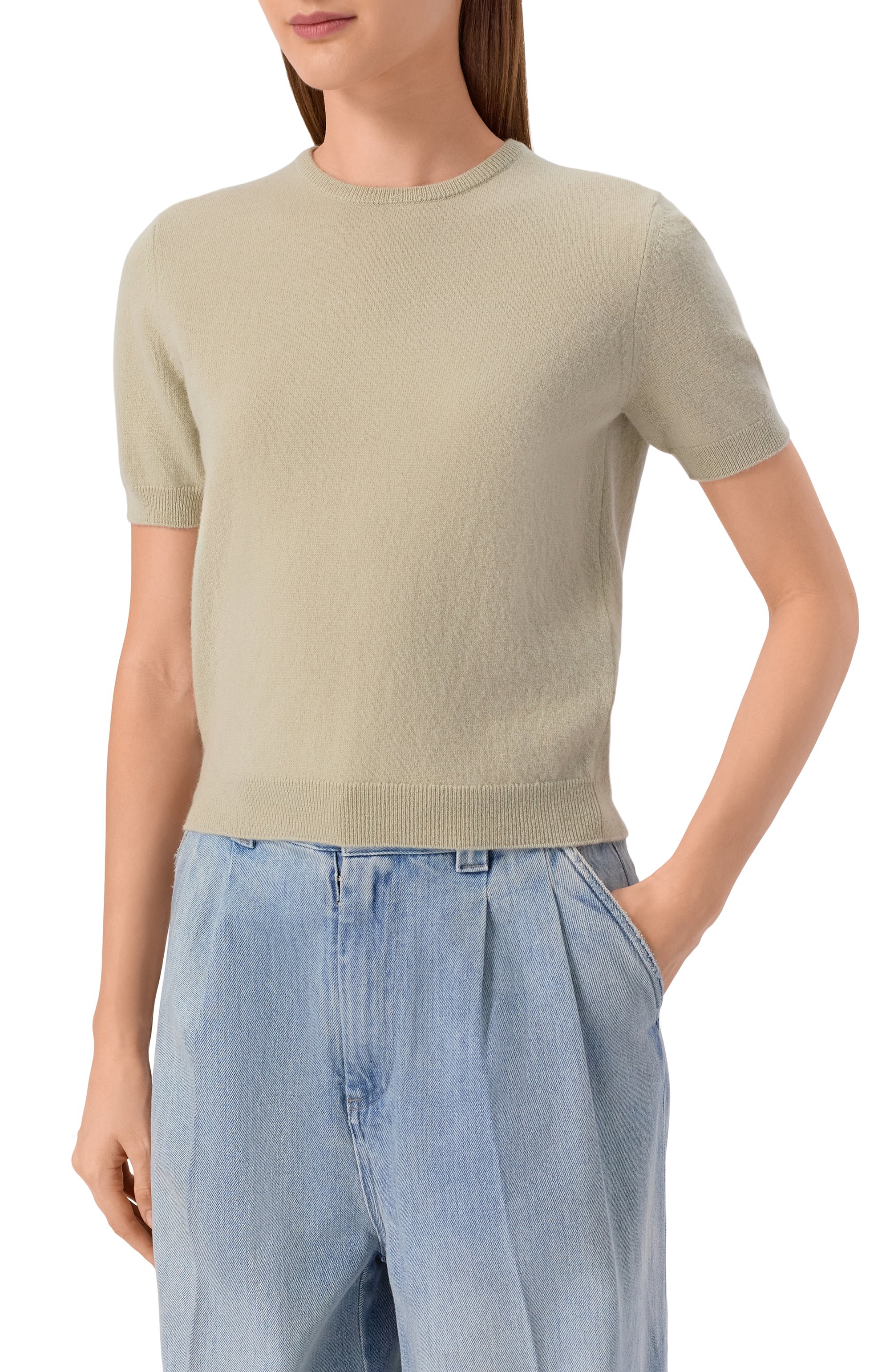 Шерстяной пуловер MAISON MARGIELA зеленого цвета по цене 75800 руб., арт. S51HL0022/M13144, фото 3 Шерстяной пуловер MAISON MARGIELA, арт. S51HL0022/M13144, фото 3