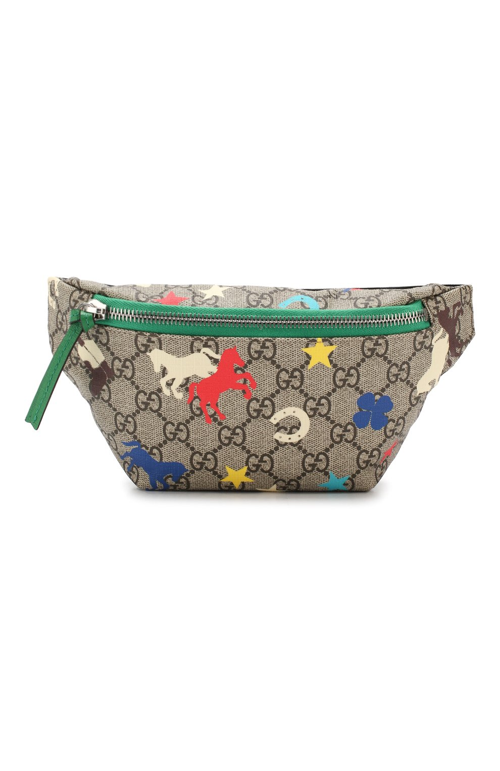 Поясная сумка GUCCI разноцветного цвета по цене 28450 руб., арт. 502095/HM7CN, фото 1 Поясная сумка GUCCI, арт. 502095/HM7CN, фото 1