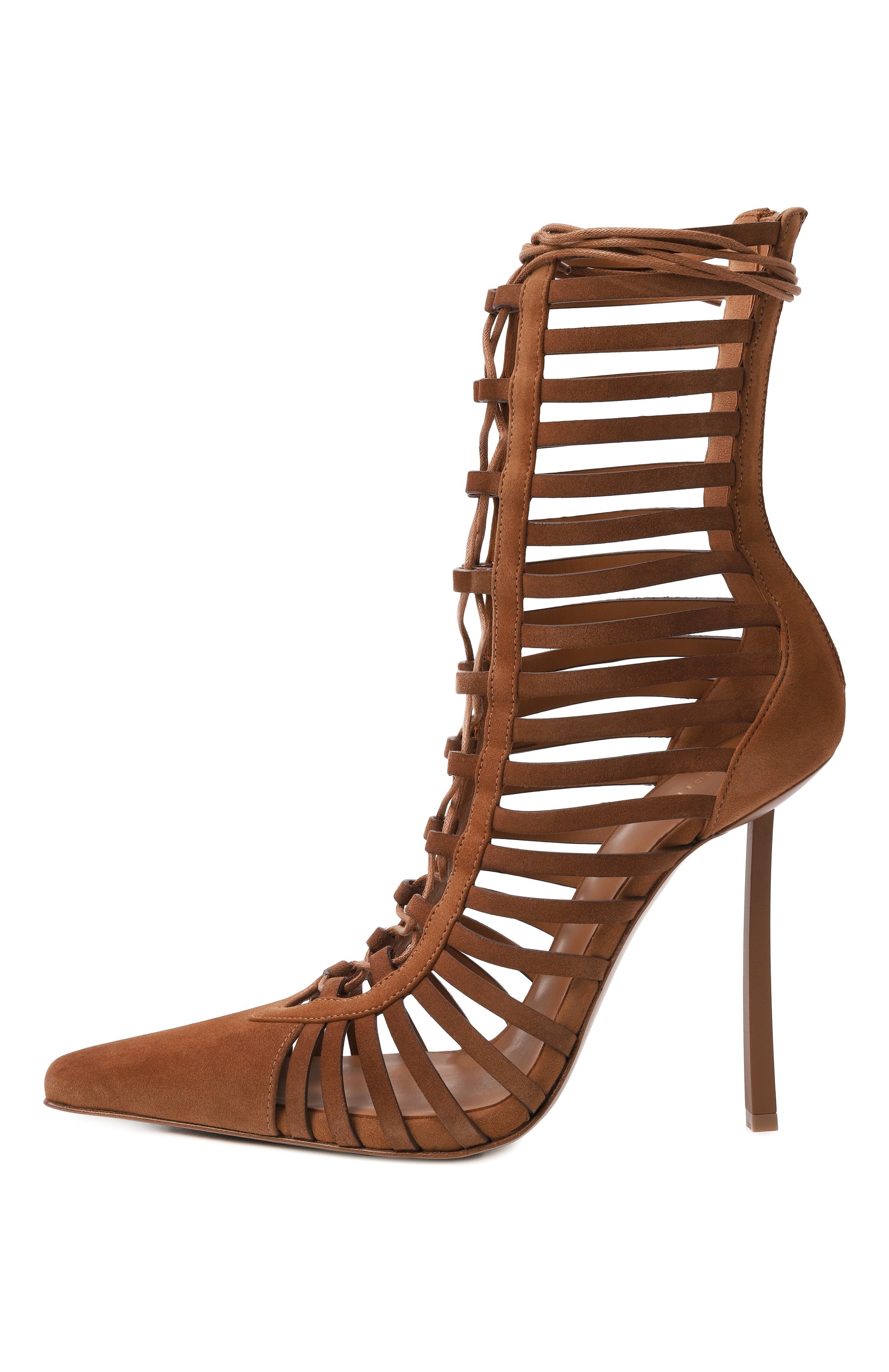 Замшевые ботильоны cage 120 LE SILLA, арт. 4320E100BXPPVEP, фото 4