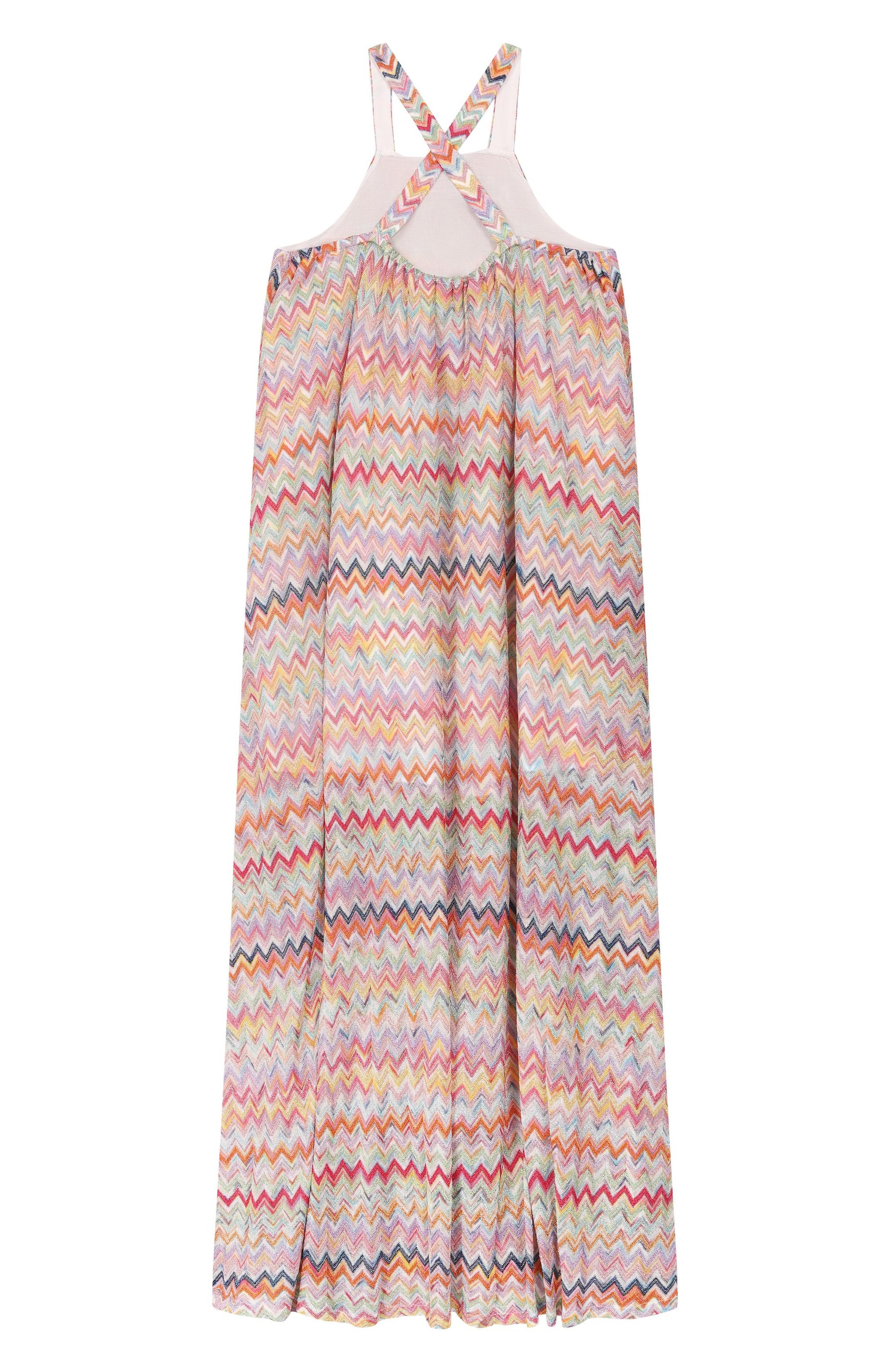 Сарафан из вискозы MISSONI разноцветного цвета по цене 54600 руб., арт. MY1B02/Q0107_001, фото 2 Сарафан из вискозы MISSONI, арт. MY1B02/Q0107_001, фото 2