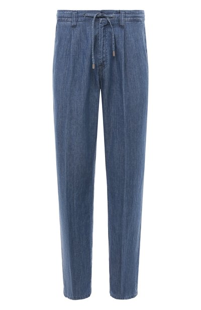 Мужские брюки из хлопка и льна STEFANO RICCI, арт. MFT41B3110/T205BL